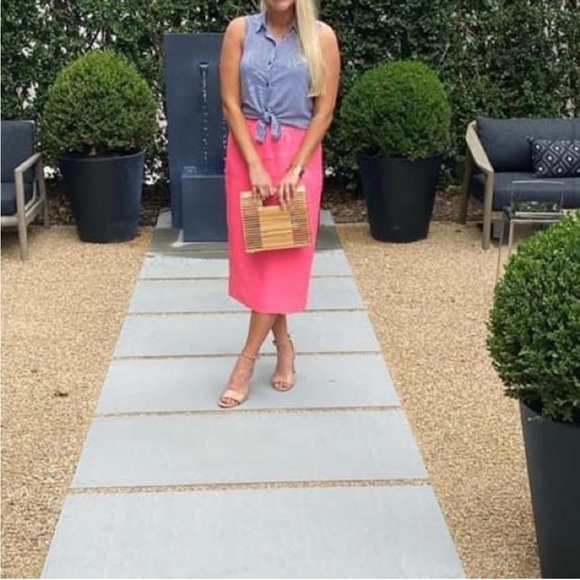 Jcrew hot pink sequin skirt - Picture 5 of 6